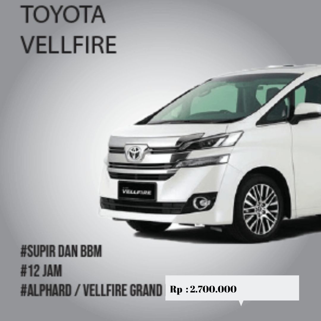 sewa alphard verllfire lombok