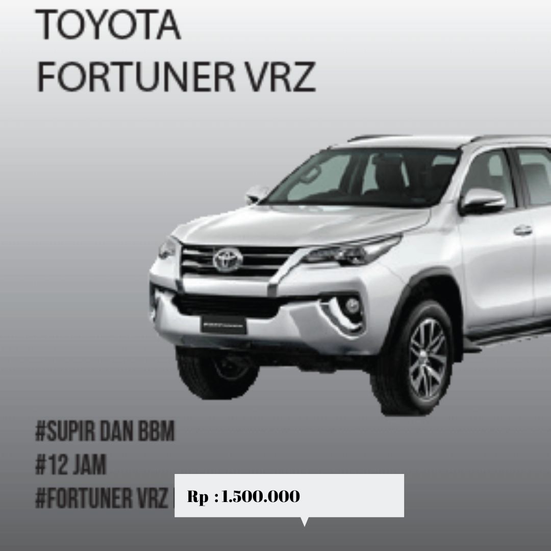 sewa fortuner lombok